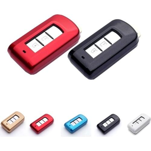 ABS Car Key Case Cover For Mitsubishi Outlander Lancer 10 Pajero Sport ASX RVR L200 Auto Smart Remote Key Protection Shell Bag