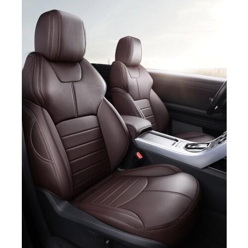 Custom cowhide car seat cover for Jeep Grand Cherokee Commander Wrangler JK Renegade Cherokee Patriot Compass auto accessories