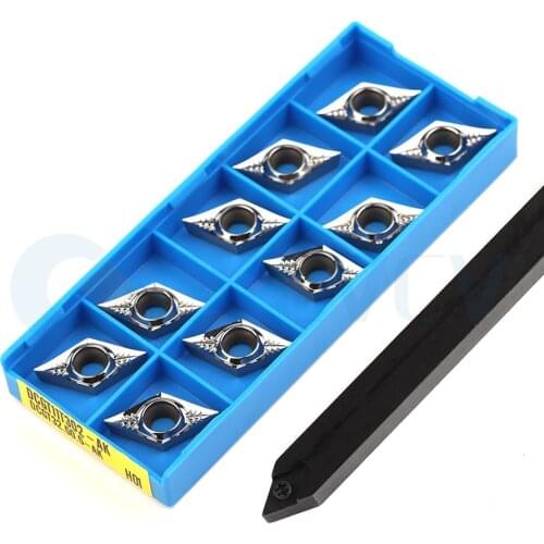 SDNCN1212 SDNCN1616H SDNCN2020K11 External Turning Tools Holder +10Pcs DCMT11T3 CNC Lathe Carbide Insert Precision High Quality