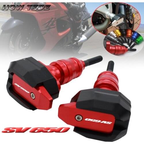 For SUZUKI SV 650 SV650 1999-2019 Motorcycle Bobbins Falling ProtectionFrame Sliders Crash Protector