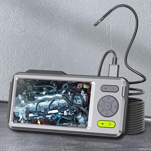 3.9MM Wifi Borescope Endoscope Camera IP67 Waterproof 2000mAh Semi-Rigid Snake Camera for Android and iPhone, iOS Samsung PC