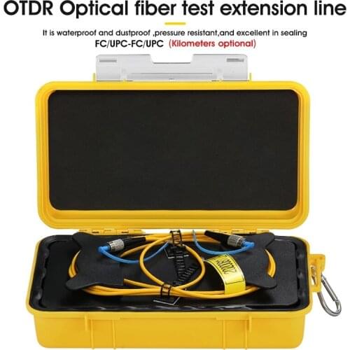 FC/UPC-FC/UPC Single-Mode 500M 1KM 2KM OTDR Dead Zone Eliminator,Fiber Rings ,Fiber Optic OTDR Launch Cable Box 1310/1550nm