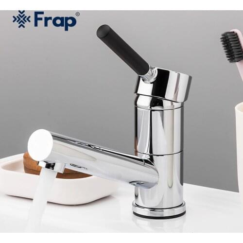 FRAP Kitchen Faucet white and chrome fashion modern kitchen sink faucet mixer faucet water taps saving water 360 rotation