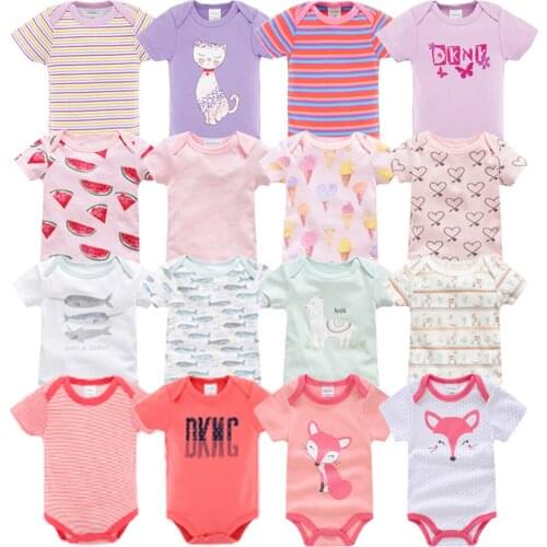 Honeyzone 3pcs/set Newborn Baby Boy Clothes Short Sleeve Cotton roupa bebe menina Knitted Infant Pajamas bebek Clothes Set
