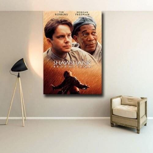 Classic Movie The Shawshank Redemption HD Print Canvas Painting Movie Poster Living Room Bedroom Decoration Painting