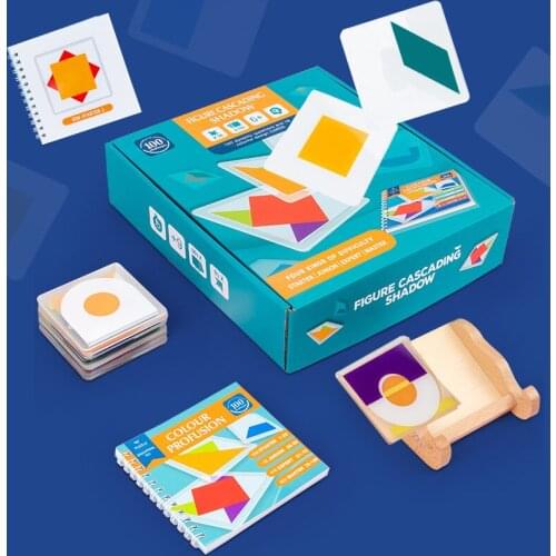 Magnetic 3D Puzzle Jigsaw Tangram Game Montessori Learning Educational Drawing Board Games Toy Gift For Children Brain Tease