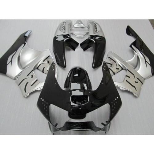 Motorcycle Fairing kit for HONDA CBR900RR 919 98 99 CBR 900RR CBR900 1998 1999 ABS black silver Fairings set+7gifts HG14