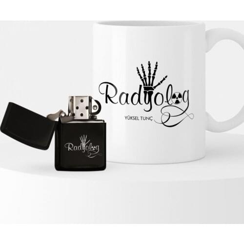 Personalized Radiologist Lighter and Mug Set