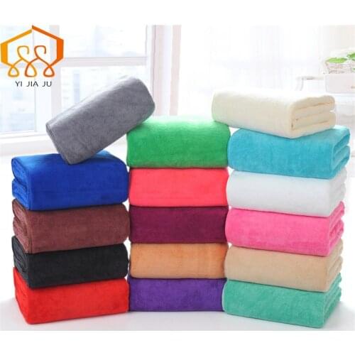 19 Colors 180x80cm Microfiber Beach Towel Supersoft Bath Towel Sport Towel Gym Fast Drying Cloth Beauty Salon Bed Large Hot Sale