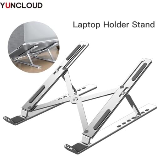 Portable Laptop Stand Aluminium Foldable Notebook Bracket Support Laptop Base Holder Adjustable Bracket Computer Accessories