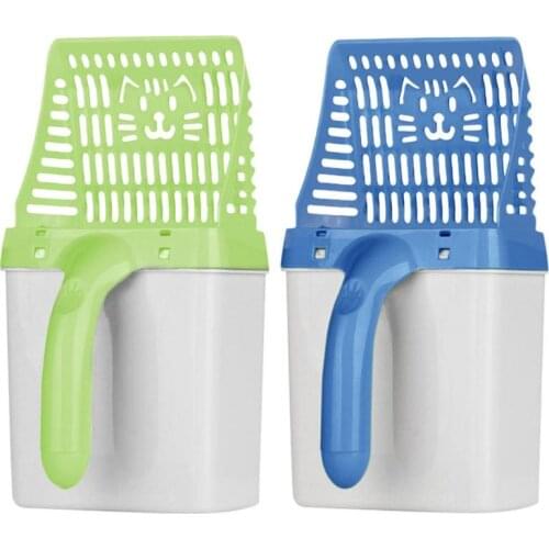 Useful Cat Litter Shovel Pet Cleaning Tool Scoop sift Cat Sand Cleaning Products Dog Food Scoops For Cat Toilet Training Kit