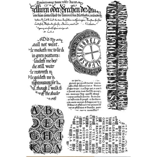 Background Transparent Clear Silicone Stamp/Seal for DIY scrapbook/photo album Decorative clear stamp sheets ST0785