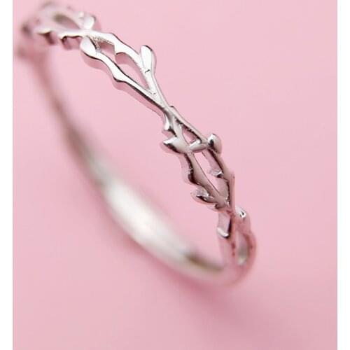 Branch and Thorn Ring for Women Wedding Band Jewelry Gift