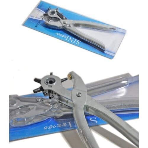 Revolving Leather Canvas watch/Belt Punch Punching Plier Hole 2.5, 3, 3.6, 4, 4.5, 5mm