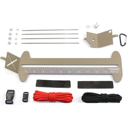 4 colors Metal braid Knitting Tool bracelet braid Paracord Jig DIY umbrella rope bracelet braid Adjustable Metal Knitting Set