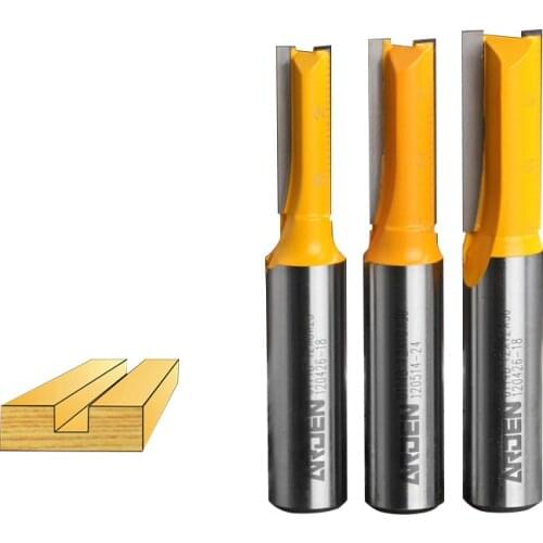 Embouts routeur Woodworking Tools Metric Flute Straight Bit Arden Router Bits - 1/4*3mm - 1/4" Shank - Arden A0114024