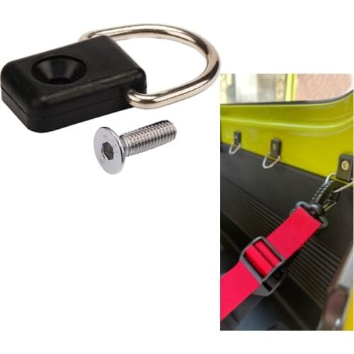 For Suzuki Jimny 2019 2020 2021 JB43 JB64 JB74 Car Interior Accessory Tail Box Tie-Down D Pull Buckle fixed Door D Pull Buckle