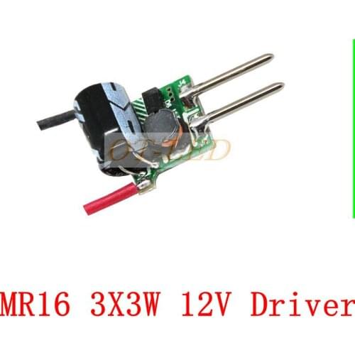 10pcs 3X3W LED MR16 driver, 3*3W transformer power supply for MR16 12V lamp, power 3pcs 3W LED high power lamp light, Free ship