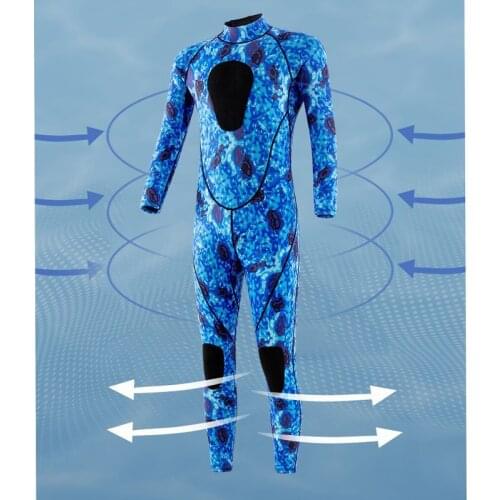 Wetsuit MenS Outdoor Cold-Proof Swimsuit One-Piece Snorkeling Surfing Suit Outdoor Long-Sleeved 3mm Wetsuit Neoprene New