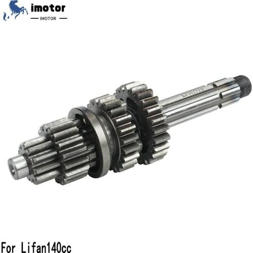 140cc Engine Transmission Gear Box Main Shaft Kit For Lifan 140 140cc 1P55FMJ Horizontal Kick Starter Engine Dirt Pit Bikes