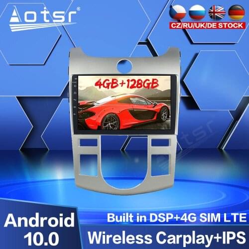 4G 128GB Carplay Android Multimedia Screen For Ford CERATO FORTE 2008 2009 2010 2011 2012 GPS Radio DVD Video Audio Stereo Unit