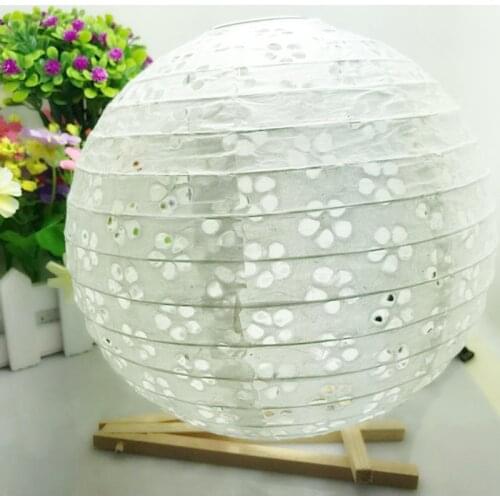 New 10" 25cm White Round Japanese Chinese Paper Lantern Ball Luminaria Paper Lanterns Wedding Birthday Party Decoration 8colors