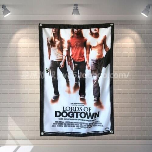 "Lords of Dogtown" Movie Banners Hanging Flag Poster Wall Sticker Cafe Restaurant locomotive club Live Background Decoration