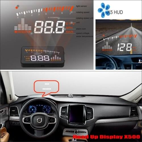 Car Information Projector Screen For Volvo XC60 XC90 2015 2016 - Safe Driving Refkecting Windshield HUD Head Up Display