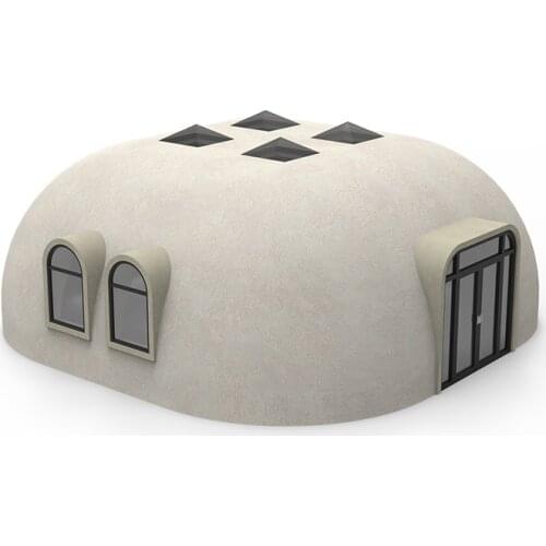 Prefab and graphene dome house and boat Geodesic building prefabricated for vacation（82square meters