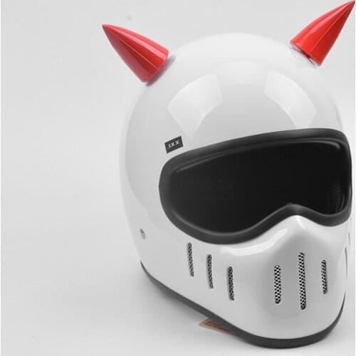 2pcs Motorcycle Helmet Devil Horns Decoration Electric Car Full Face Off Road Helmet Decoration Motorcycle Accessories