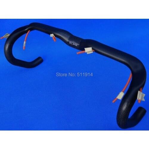 FLYXII Brand New Full Carbon Matt Road Bike Bicycle Handlebar (Internal cable) HB-016