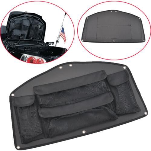 Motorcycle Trunk Lid Organizer Bag Black Nylon Moto Tool Storage Bag Case Fit For Honda Gold Wing GL1800 GL 1800 2001-2017