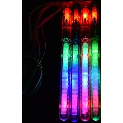 Flashing Wand LED Glow Light Up Stick Patrol Blinking Concert Party Favors Christmas Supplies