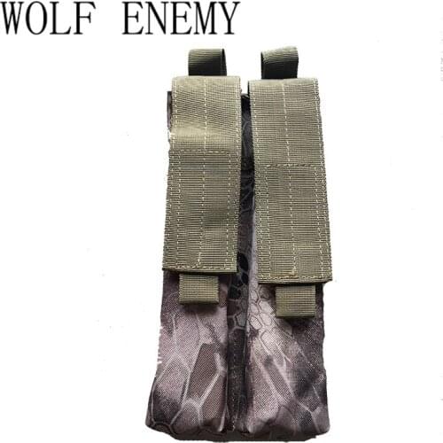 Tactical 600D Molle Double Military P90 Magazine Pouch Multicam Black ACU DE Woodland Camo