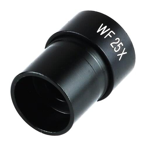 WF25X Microscope Eyepiece 10mm Wide Field of View For 23.2mm Mount Port Biological Microscope