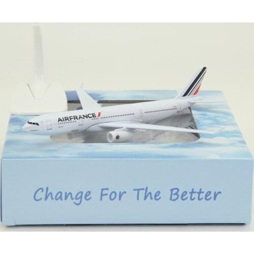 20cm Diecast Alloy France Airways A330-300 A330 330 Airlines Aircraft Airplane Model Toy Aviation Plane Collectible Gift Display