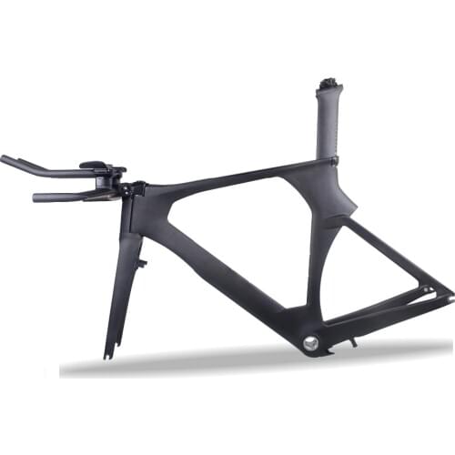 2020 MIRACLE Aero Carbon Triathlon Frame Di2 TT 700c Carbon Bicycle Frame UD Matte oem Carbon Time Trial Frame