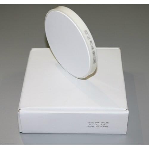 5PCS/Lot OD98x12/14mm HT ST Zirconia Blank Dental Material Dental Zirconia Blocks Disk with Plastic Ring