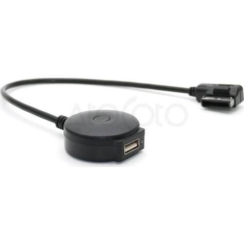 AtoCoto Bluetooth AUX Receiver Cable Adapter for VW Audi A4 A5 A6 Q5 Q7 After 2009 Audio Media Input AMI MDI Interface