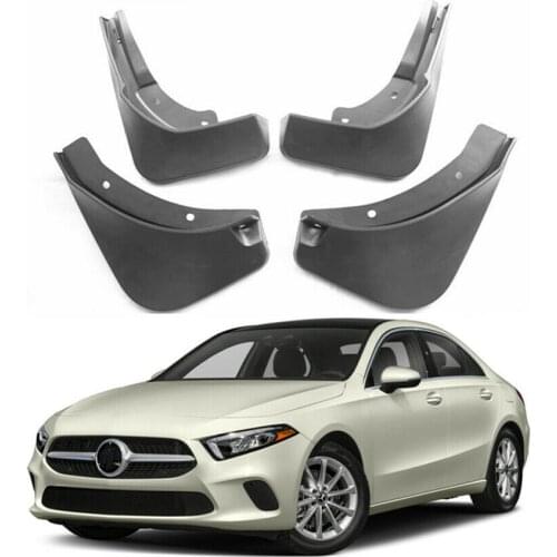 Car decoration Splash Guards Mud Flaps For 2019-2020 Mercedes Benz A Class W177 Sedan fender 4pcs/Set