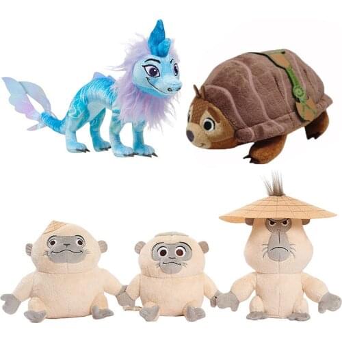 Disney Raya And The Last Dragon Sisu Dragon Plush Toy Tuk Tuk Chattering Ongis Monkey Dyan Pan Uka Stuffed Plush Animals Doll