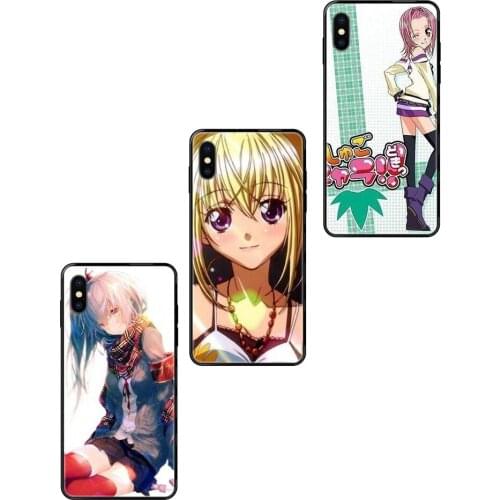For Samsung Galaxy S5 S6 S7 S8 S9 S10 S10e S20 edge Lite Plus Ultra Les Nouvelle Pretty Manga Shugo Chara Black Soft TPU Phone