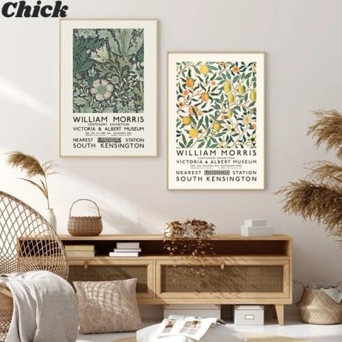 Canvas Printmaking Victoria Museum Exhibition Poster London Underground Art Style Painting Living Room Home Decoration Painting