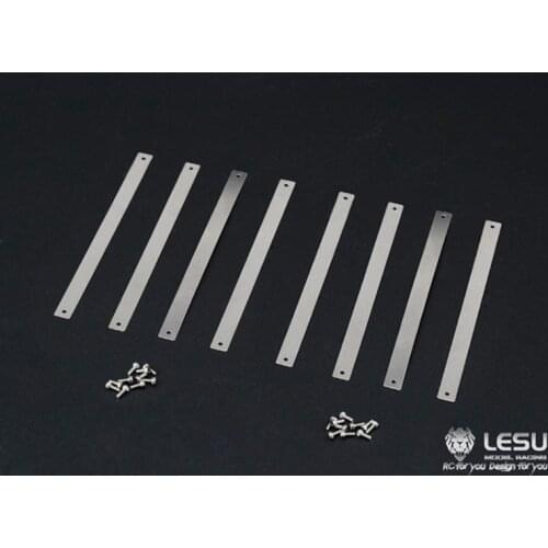 Metal LESU Mudguard Decorative Sticker for 1/14 TAMIYA RC Scania Tractor Truck R470 R620 DIY Model Car