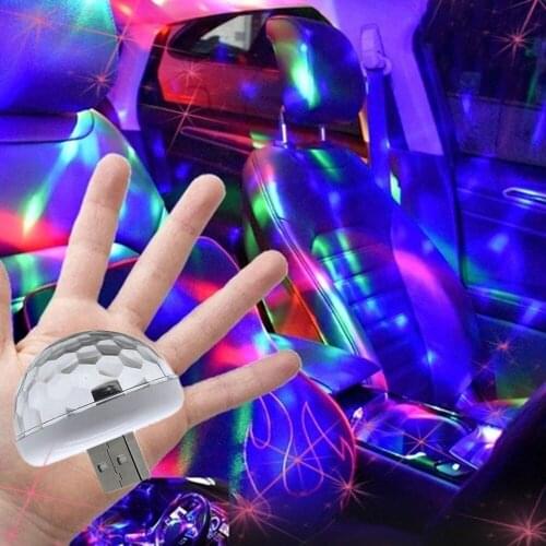Multi Color USB LED Car Interior Lighting Kit Atmosphere Light Neon Colorful Lamps Interesting Portable Car Interior Accessories