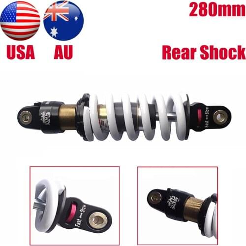 Motorcycle Falling Protection Accessories 850LBS 280mm Rear Shock Absorber For 110/125/160cc For Kawasaki KLX110 Honda CRF50/70