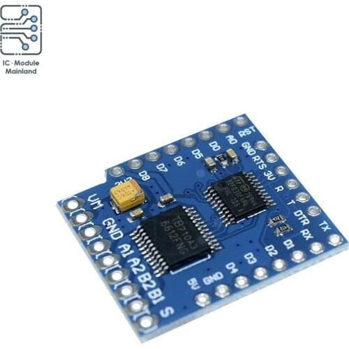 Motor Shield For WeMos D1 Mini TB6612FNG Wemos I2C Dual Motor Driver Shield Driving Module With Serial Pot DC 15V 1.2A