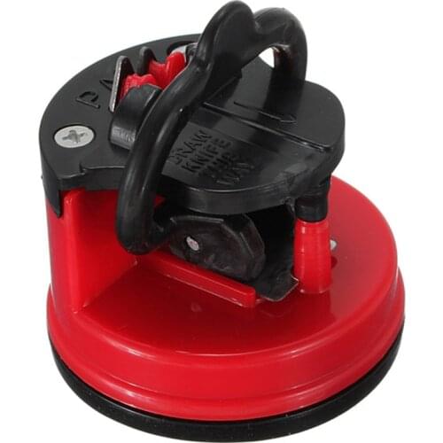 3 Colors steel Knife Sharpener with suction pad Scissors Grinder Secure Suction Chef Pad Kitchen Sharpening Tool