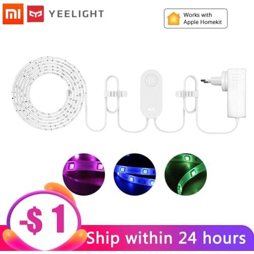 Xiaomi Yeelight Smart Light Strip Plus 2m LED RGB WiFi APP Mijia Smart Home Decor Light Work with Alexa Google Assistant