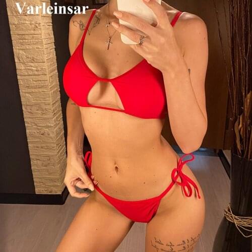 Черные раздельные купальники Varleinsar China At AliExpress